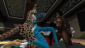 Sunny gets double teamed in wild action