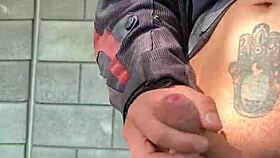 Oh man, it gets so hard knowing they're watching me masturbate in the forest from afar! 😏