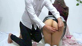 Teacher Punishes Student With Spanks And Penetration