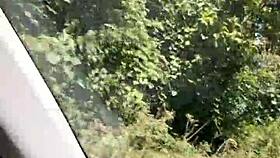 Selfie With Tits Exposed In The Car