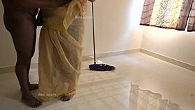 indian maid having fun with devar