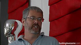 blonde teen rides cock on summer day