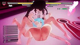 i battle my lesbian lover with anal fingering