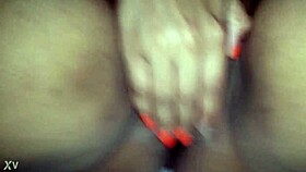 late night ebony pussy fingering session