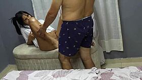 hey, why’s stepdad pounding his stepdaughter’s tight hole so hard tonight?