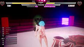 i battle my lesbian lover with anal fingering