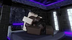 Cute robloxian whore deepthroats big cock and gets anal fucked in condo