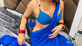 Mumbai Back Manager's Wife Calls Home For Oral And Blowjob