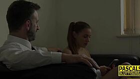 throated submissive 19yo skank takes deepthroat and cum in mouth