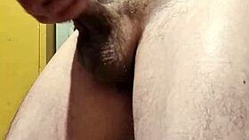 Bisexual mature thin man engages in self-pleasure routine