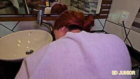 preview of cute latina manuh's first face fucking and creampie