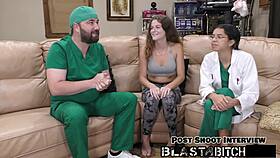 Aria Nicole gets an unexpected creampie from Doctor Tampa during exam