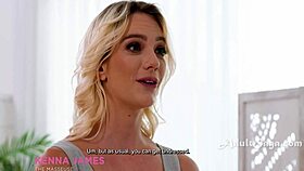 Take it to the next level with masseuse Kenna James and Erin Everheart in kissing, fingering, and masturbation lesbian massage.