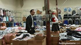 blonde teen rides cock on summer day