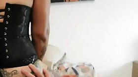 this tattooed milf whore with piercings begs for more huge cock in her pussy and ass