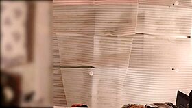 Wow, no panties on curvy maid bending over while spied on live