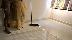 indian maid having fun with devar