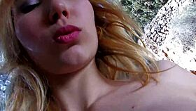 Oh man, that skinny Latina housewife milf moaning in passionate outdoor quickie orgasm.