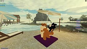 98 Roblox Porn: Teasing Ebony In Anal Group Sex.