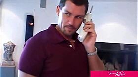 Is this slim babe Tera Patrick teasing Evan Stone with deepthroat?