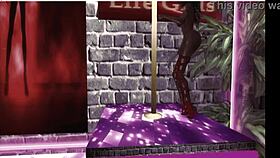 orgasmic dancing leads to lap dance sex