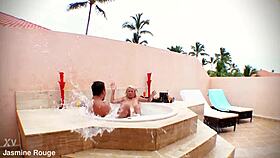 Boyfriend Titus takes on girlfriend Jasmine in a wild doggystyle clash. Who wins this steamy battle?