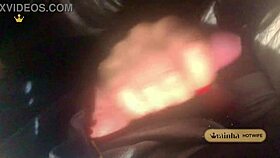 Wife gives husband a treat in the cinema