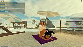 98 Roblox Porn: Teasing Ebony In Anal Group Sex.