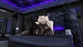 Cute robloxian whore deepthroats big cock and gets anal fucked in condo