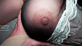 สาวใช้ไทยนมใหญ่โดนแตกในโดยนายจ้างของเธอ