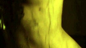 An Indian goddess gracefully undresses, teasing with her nude body