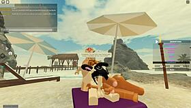 98 Roblox Porn: Teasing Ebony In Anal Group Sex.