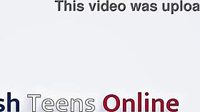 British Amateur's First Hot Cum Load on Christmas for 18-Year-Old Neighbor