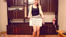 Hot Secretary Dancing in Office - Wanna Join Her Moves?!