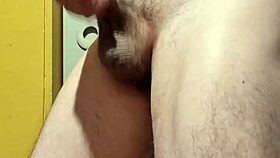 Bisexual mature thin man engages in self-pleasure routine