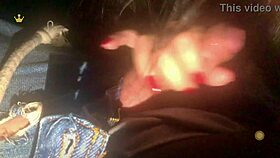 Wife gives husband a treat in the cinema