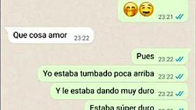 Latina Girlfriend Tries Cum And Loves It On Web Chat