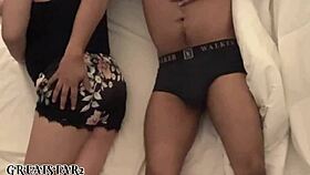 dude, sharing a bed with my hot latina roommate got wild fast!