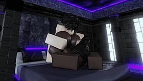 Cute robloxian whore deepthroats big cock and gets anal fucked in condo