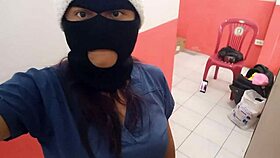 in hospital, no patients, showing my ass, horny for fuck