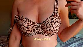 Look at those big tits in lingerie