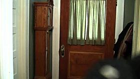 Does Georgia Jones finger Lily Cade's asshole before strap-on fucking?