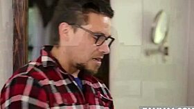 unexpected stepmom moment in the living room