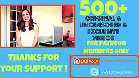 Hot Secretary Dancing in Office - Wanna Join Her Moves?!