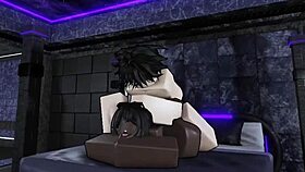 Cute robloxian whore deepthroats big cock and gets anal fucked in condo