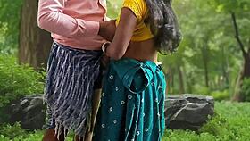 bhabhi gets wild fucking hard in the forest with lover