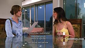 Jane Wilde And Lilly Bell In A Playful Spanking Scene