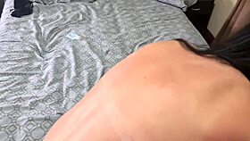 Ass to mouth slut gets a mouth full of cum