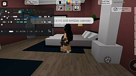 A Quick Trio With A Goth And A Latina In Roblox Brookhaven Involves Oral Sex And Vagina Play