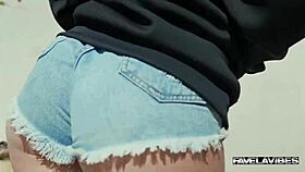 little nymph enjoys sunny day fucking